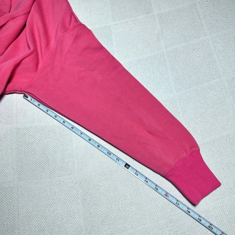 Nike Phoenix Fleece Hoodie Womens Large Oversized Center Swoosh Pink Pullover